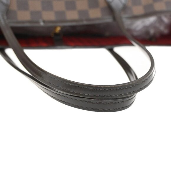 LOUIS VUITTON Neverfull GM Shoulder Tote Bag Damier Leather Brown N51106 43YH535 - Picture 9 of 15